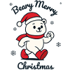 Polar Bear - Beary Merry Christmas