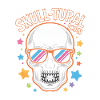 Halloween Skull Tural Icon Retro