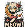 Moonlit Meow Catgirl