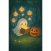 Halloween Ghosts with Pumpkin Magic