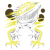 Dragon Head Bearded Dragon Lizard