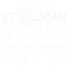 Storeman Riding A Bike