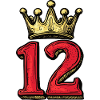 Couronne à 12 chiffres