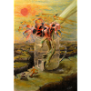 Surreal Glass of Mutated Blossoms