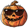 Cool Halloween pumpkin