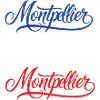 Montpellier Retro Lettering Design