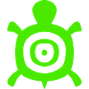 Turtle Turtle Shell Circles Tank Logo