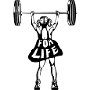 Women's Weights T-Shirt Fitness For Life