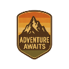 Mountain Adventure Badge Design