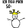 Schneekoenig is happy