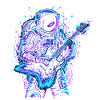 Astronaut Musician - Electric Guitar