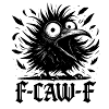 F Caw F Crow Raven Halloween