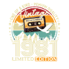 44th Birthday Cassette October Year 1981