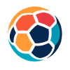 Futuristic geometric football print