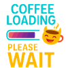Coffee Load Patience Saying Design
