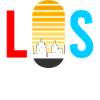 Los Angeles Skyline Retro Design
