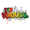 Drapeau portugais Monuments Graffiti Art