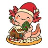 Christmas Axolotl – Cute XMAS Design