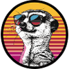 Weasel in Retro Sunglasses
