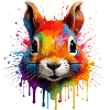 Buntes Eichhörnchen 