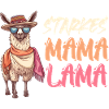 Mom-to-be STRONG MOM LLAMA Funny
