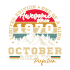 Octobre 1970 Vinatge Retro Cadeau Anniversaire