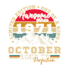 October 1971 Vinatge Retro Birthday Gift