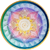 Harmonious mandala meditation design
