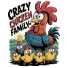 Crazy Chicken Family