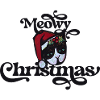 Festive Cat Christmas Illustration