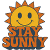 Optimistic Sunny Smiley Print