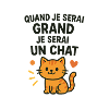 Chat mignon quand je serai grand