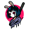 Bunny Masks Samurai Warrior
