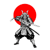 Japanese style samurai