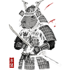 Otaku Cat Samurai 