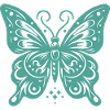 Papillon Éthéré Design pour T-Shirts