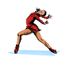 Figure Skating Dancer Illustration