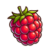 Raspberry cartoon sparkle