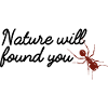 Red ant on black, nature's revenge