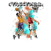 Basketball Action Illustration