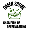 Satire verte - Championne de l’écoblanchiment