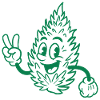 Cartoony Spiky Mascot Illustration
