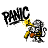 Expressive monkey with megaphone