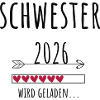 Werdende Schwester 2026 Geschenk Schwangerschaft