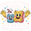 Funny Cleaning Design