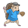 Hedgehog Baseball Baseball Glove