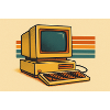 Retro Computer 80s