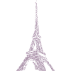 Eiffel Tower Silhouette Paris Grunge Look