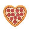 Heart Pizza Food Lover Pizza