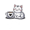 Coffee And Cat Quote Design